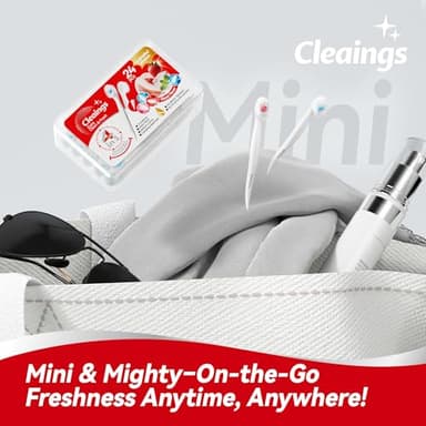 cleaings® Mini Disposable Toothbrush Set with Toothpaste – Travel Essentials, Portable Toothbrush for Women & Men, Camping, Road Trip, Vacation, 24 Count-Mint Flavor（Pack of 1） - Image 6