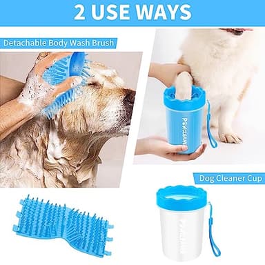 Dog Paw Cleaner, Dog Paw Washer, Paw Muddy Paw Cleaner, Pet Foot Cleaner for Small Medium Large Breed Dogs/Cats (with 3 absorbent towel) - Image 7