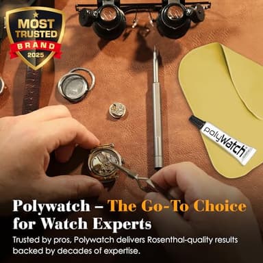 Rosenthal PolyWatch Plastic Watch Scratch Remover Polish with Microfiber Cloth - 2 Pack Professional Polish for Acrylic Watch Crystal Repair & Restoration - Rosenthal Collection Since 1926 - Image 4