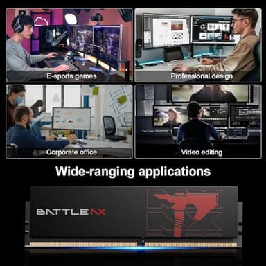 ​​32GB DDR4,32GB RAM DDR4(16GBx2) 3200MHz,1.35V Low Voltage,UDIMM RAM - 3200MHz Compatible with 10-14th Gen in tel Core and AM D Ryzen 3000-5000 Series for Desktop Computer,XMP Supported - Image 8