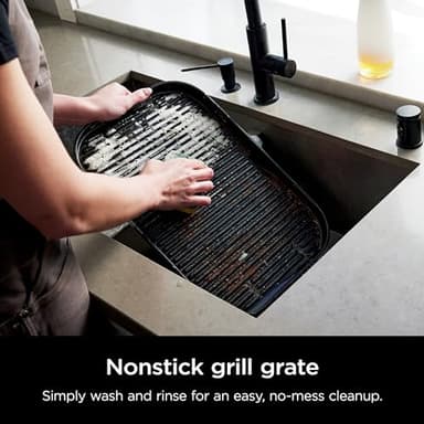 Ninja OG951 Woodfire Pro Connect Premium XL Outdoor Grill & Smoker, Bluetooth, App Enabled, 7-in-1 Master Grill, BBQ Smoker, Outdoor Air Fryer, Woodfire Technology, 2 Built-In Thermometers, Black - Image 12