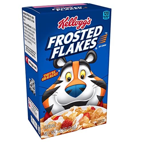 Kellogg's Frosted Flakes Breakfast Cereal, 8 Vitamins and Minerals, Kids Snacks, Original (70 boxes) - Image 1