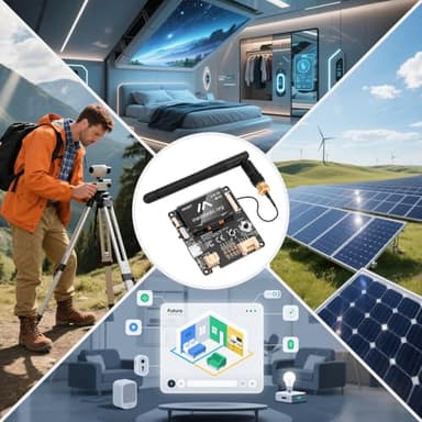 Wio Tracker L1 Development Board Wio SX1262 nRF52840 Module for Ar duino Meshtastic LoRa, Blue tooth 5.0 GPS GNSS, 1.3" OLED, Support Battery Type-C and Solar Charge, Power Efficiency & Rich Interface - Image 5