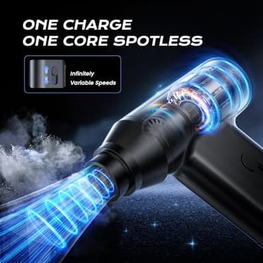 Compressed Air Duster-300000RPM Super Power Air Duster Electric, Rechargeable Brushless Motor Durable Mini Blower, 6X Fast Compressed Air Blower for PC Computer, Keyboard, Outdoor, House and Car - Image 4