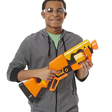 Nerf Roblox Adopt Me!: Bees! Lever Action Dart Blaster, Rotating 8-Dart Drum, 8 Elite Darts, Code to Unlock in-Game Virtual Item - Image 7