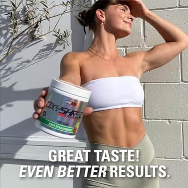 EHP Labs OxyShred Pre Workout Powder - Preworkout Powder with L Glutamine & Acetyl L Carnitine, Energy Boost Drink - Kiwi Strawberry, 60 Servings - Image 7