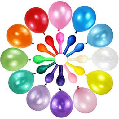 120Pcs Balloons Assorted Colors,12 Inch Latex Party Balloon for Birthday Party, Light Multi Color Ballons Rainbow Balloons for Wedding Baby Shower Supplies.(Assorted) - Image 4
