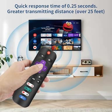 (Pack of 2) Replacement Remote Control Only for Roku TV, Compatible for TCL Roku/Hisense Roku/Sharp/Philips/Onn Roku/Insignia Roku (Not for Roku Stick and Box) - Image 7