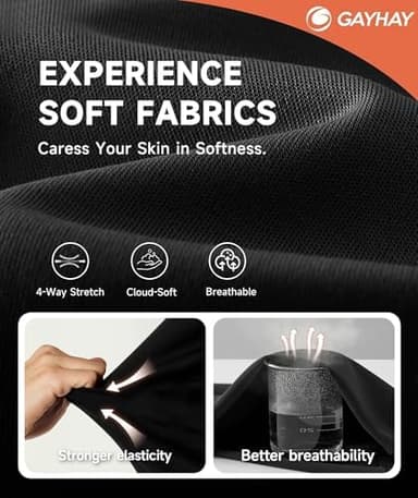 GAYHAY High Waisted Leggings for Women - Soft Opaque Slim Tummy Control Printed Pants for Running Cycling Yoga - Image 5