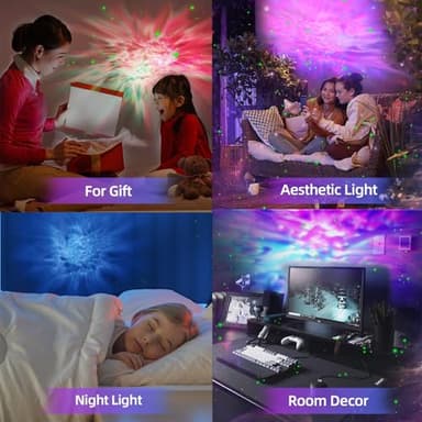 kathluce Galaxy Projector, Tiktok Astronaut Nebula Night Lights, Remote Control Timing and 360°Rotation Magnetic Head,Star Lights for Bedroom,Gaming Room Decor - Image 6