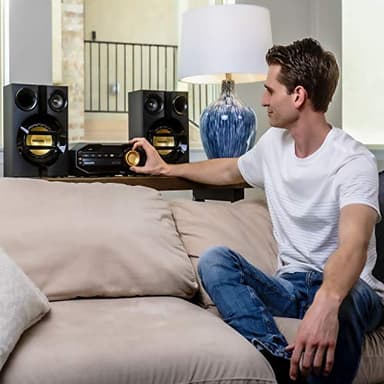 PHILIPS FX10 Bluetooth Stereo System for Home with CD Player , MP3, USB, FM Radio, Bass Reflex Speaker, 230 W, Remote Control Included - Image 6
