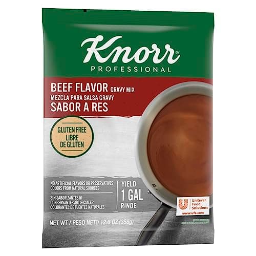 Knorr Professional Beef Gravy Mix Gluten Free, No Artificial Flavors or Preservatives, No added MSG, Dairy Free, Colors from Natural Sources, 12.66 oz, Pack of 6 - Image 1