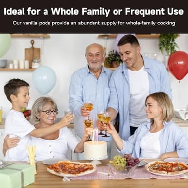 SPICEEL Organic Madagascar Vanilla Beans Grade A Vanilla Pods for Making Extract, Whole Vanilla Beans for Baking, Gluten Free, Non-GMO, Kosher, 25 Counts - Image 10