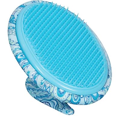Dylonic Body Brush for Razor Bumps and Ingrown Hairs Treatment - 1pk Skin Exfoliator for Body Shaving Irritation, Strawberry Legs, Armpit, Bikini Line - Blue - Image 1