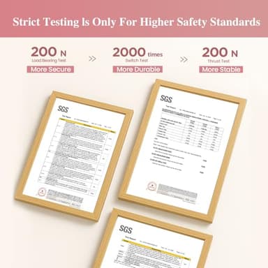 InnoTruth Baby Gate for Stairs 28.9-42.1" Wide, 30" Tall Easy Step Walk Through Expandable Dual Lock Dog Gates for The House, Metal Pressure Mounted Easy Install Pet Gate for Dogs, Brown - Image 4