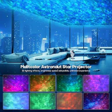 Astronaut Light Projector with Nebula, Astronaut Galaxy Star Projector Starry Night Light, Timer & Remote Control, Bedroom Ceiling Projector, Best Gifts for Children & Adults - Image 2