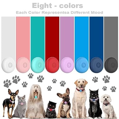 Airtag Dog Collar Holder Waterproof, Hidden Silicone Airtag Case for Pet Cat GPS Tracker, Anti-Lost Waterproof Airtag Holders Compatible with Apple AirTag for Dog Cat Collar (Navy) - Image 6