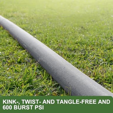 GUKOK 2025 Upgraded 100FT Non-Expanding Garden Hose, Ultra-Light & Flexible Water Hose - Burst-Resistant, Kink-Free, High-Pressure, All-Weather Use for Lawns, Gardens, and Outdoor Cleaning - Image 6