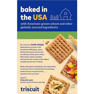 Triscuit Avocado, Cilantro & Lime Whole Grain Wheat Crackers, Lunch Snacks, Bulk Snack Crackers, 6 - 8.5 oz Boxes - Image 18