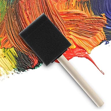 Bates- Foam Paint Brushes, 2 Inch, 16 Pack, Sponge Brushes, Sponge Paint Brush, Foam Brushes for Painting, Foam Brushes for Staining, Paint Sponges, Foam Brushes for Mod Podge Brushes - Image 9