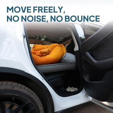 LOSTHORIZON Camping Air Mattress with Foam for Tesla, Self Inflating Sleeping Pad with Air Pump, 4.5" Thick, R-Value 13, Model Y - Image 3