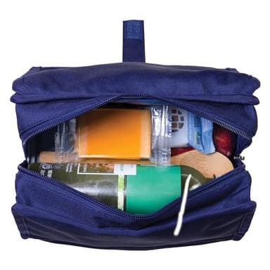 Packit® Freezable Lunch Bag, True Blue, Built with ECOFREEZE® Technology, Foldable, Reusable, Zip and Velcro Closure with Buckle Handle, Designed for Work Lunches and Fresh Lunch On the Go - Image 6