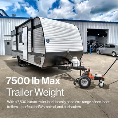 SuperHandy Electric Trailer Dolly – 24V 800W Heavy Duty Motor, Adjustable Thumb Throttle, Reverse/Drive Switch (6 Wheel, 7500 lb) - Image 4