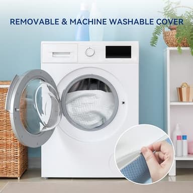 4 Inch Firm Mattress Topper Queen Size 60x80 Inch Extra Support, Gel-Infused High-Density Memory Foam Mattress Bed Topper for Pain Relief, CertiPUR-US Certified - Image 7