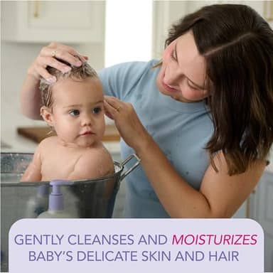 Jergens Baby Calming Head to Toe Foaming Wash, Baby Shampoo and Body Wash, Shampoo Tear Free, Kids Foaming Body Wash, 18 Fl Oz - Image 3