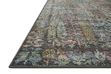 Loloi Rifle Paper Co. Maison Collection MAO-07 Charcoal 7'-6" x 9'-6", .19" Pile Height, Area Rug - Image 3