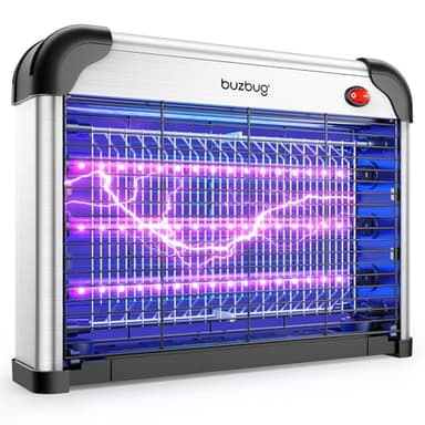 Buzbug LED Bug Zapper Indoor, 10 Years Lifespan 3 Lamps Enhance Insect Attraction, 3800V High-Voltage, Electric Mosquito Zapper, Fruit Fly Mosquito Moth Gnat Trap, Killer, Zapper -MA009 - Image 1