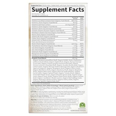 Garden of Life Organics Multivitamin for Women - Women's Once Daily Multi - Whole Food Multi with Iron, Biotin, Vegan Organic Womens Multivitamin for Health, Energy Hair Skin and Nails, 60 Tablets - Image 10