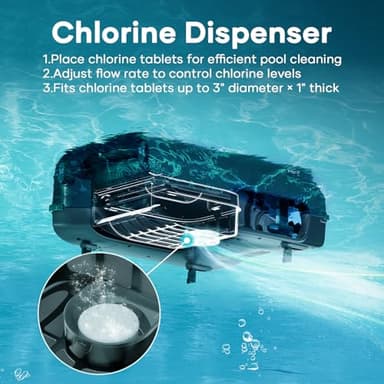 AIPER Scuba X1 and Surfer S2, Complete Comprehensive Pool Care (Floor, Wall, Waterline and Pool Surface), Ideal for In-Ground Pool up to 2150 sq.ft - Image 9