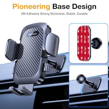 Romuto Car Phone Holder Mount【2025 Strongest Suction】 Phone Mount for Car Dash Pad Cell Phone Holders for Your Car Accessories for Women Men Dash/Wind/Vent Truck Stand for Garmin GPS iPhone Samsung - Image 8