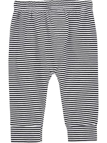 Simple Joys by Carter's Baby 4-pack Pant, grey/grey stripe, Newborn - Image 2