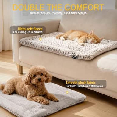 Self Heating Cat Pad Self Warming Bed 27.5" x 18.5" Thermal Heated Cat Mat Extra Warm Pet Mat for Outdoor and Indoor Large Kittens Small Puppy Pets - Image 4