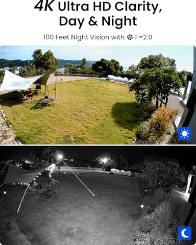 REOLINK 8CH 4K Security Camera System, 6pcs H.265 Bullet Wired PoE Cameras for Home Security Outdoors, Smart Person Vehicle Detection, 8CH NVR Recorder with 2TB HDD for 24-7 Recording, RLK8-800B6 - Image 2
