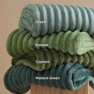 Bedsure GentleSoft Twin XL Blanket for Couch - Cozy Soft Blankets for Women, Cute Small Fleece Throws for Girls, Sage Green, 66x90 Inches - Image 7