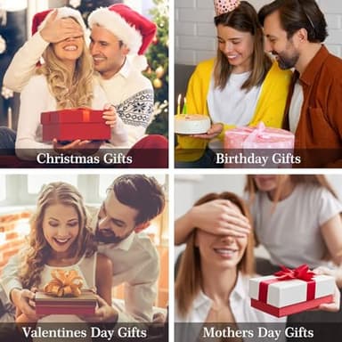 Iefil Earrings for Mom, Mom Gifts, White Topaz Ruby Earrings, April July Birthstone Jewelry - Image 6