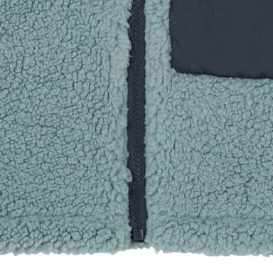 Gerber Baby Toddler Boys Girls Sherpa Fleece-Lined Zip Up Jacket, Medium Blue, 4T - Image 5