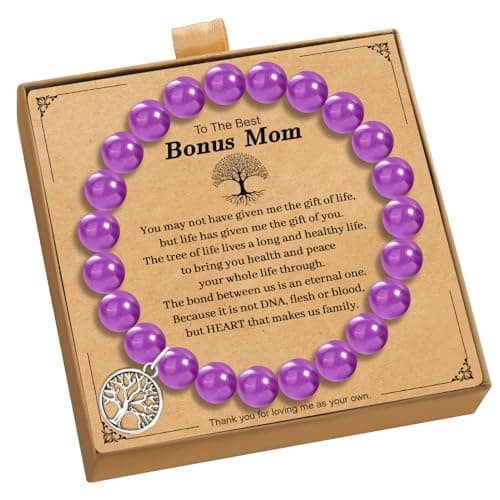 TZPI Bonus Mom Mothers Day Gifts, Bonus Mom Bracelet as Mothers Day Gifts - Image 1