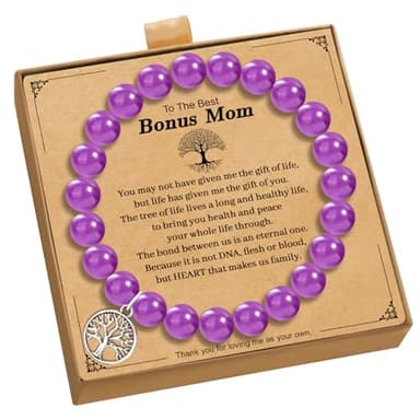 TZPI Bonus Mom Mothers Day Gifts, Bonus Mom Bracelet as Mothers Day Gifts - Image 1