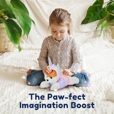 PixieCrush Dog Stuffed Animals - Bernese Mommy with 4 Puppies in Her Tummy - Huggable and Fluffy Dog Plushies for Imaginative Play - Plush Toys Suitable for Kids 3 Years Old and Above - 5" x 10" x 8" - Image 3