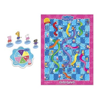 Hasbro Gaming Chutes and Ladders: Peppa Pig Edition Board Game for Kids Ages 3 and Up, Preschool Games for 2-4 Players - Image 2
