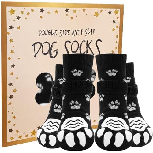 EXPAWLORER Dog Socks to Prevent Licking Paws, Dog Paw Protector with Strong Traction Control on Hardwood Floors Anti Slip, Dog Booties, Dog Shoes for Small Medium Large Senior Dogs - Image 1