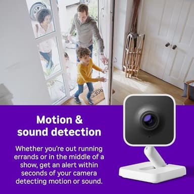 Roku Indoor Camera - Home Security - 1-Pack - Wired Security Camera & Pet Monitor with 1080p HD Color Night Vision, Works with Alexa & Google, Motion & Sound Detection, WDR & WiFi 6 - Image 6