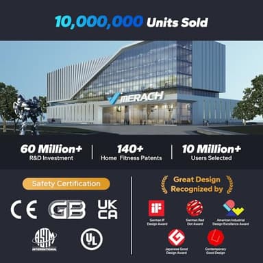 MERACH Under Desk Elliptical Exercise Machine, Ellipse Leg Exerciser as Seen on Tv for Seniors with 12 Adjustable Speeds & Remoter, Quiet Portable Seated Pedal Exerciser Fully Assembled - Image 7