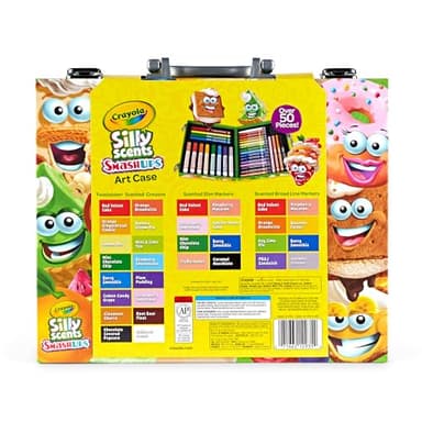 Crayola Silly Scents Mini Inspiration Art Case, Scented Crayons & Markers Set, Art Kit for Kids, Coloring Supplies, Travel Gifts for Kids, Ages 4+ - Image 6