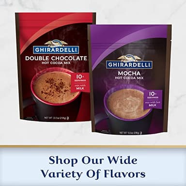 GHIRARDELLI Mocha Hot Cocoa Mix, 10.5 OZ (6 Bags) - Image 7