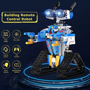 Henoda Robot Toys for 8-16 Year Old Boys Girls Kids with APP or Remote Control Science Programmable Building Block Kit, STEM Projects Educational Birthday Gifts - Image 3
